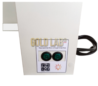 Capela para exaustão de gases 70 em mdf 110v ou 220v