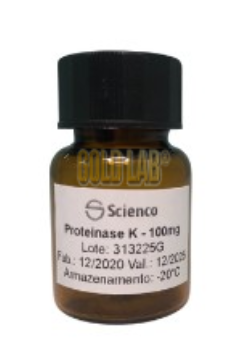 PROTEINASE K (ATIVIDADE > 40 U/MG) - 100MG